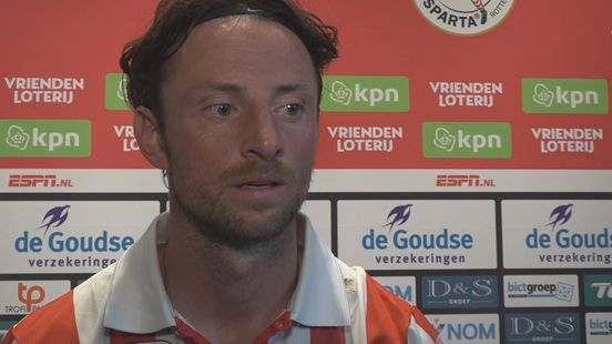 Bart Vriends na Sparta-sc Heerenveen (2-1): 'Ik had wel zin in een kolkend Kasteel op donderdagavond'