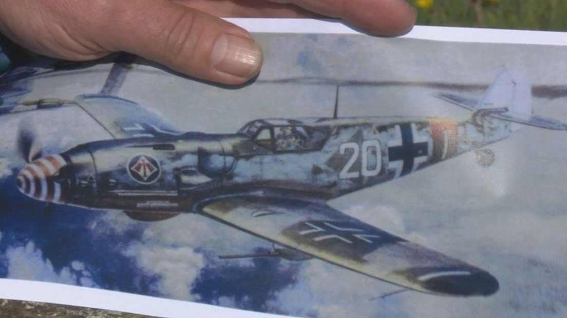 Een Messerschmitt vliegtuig