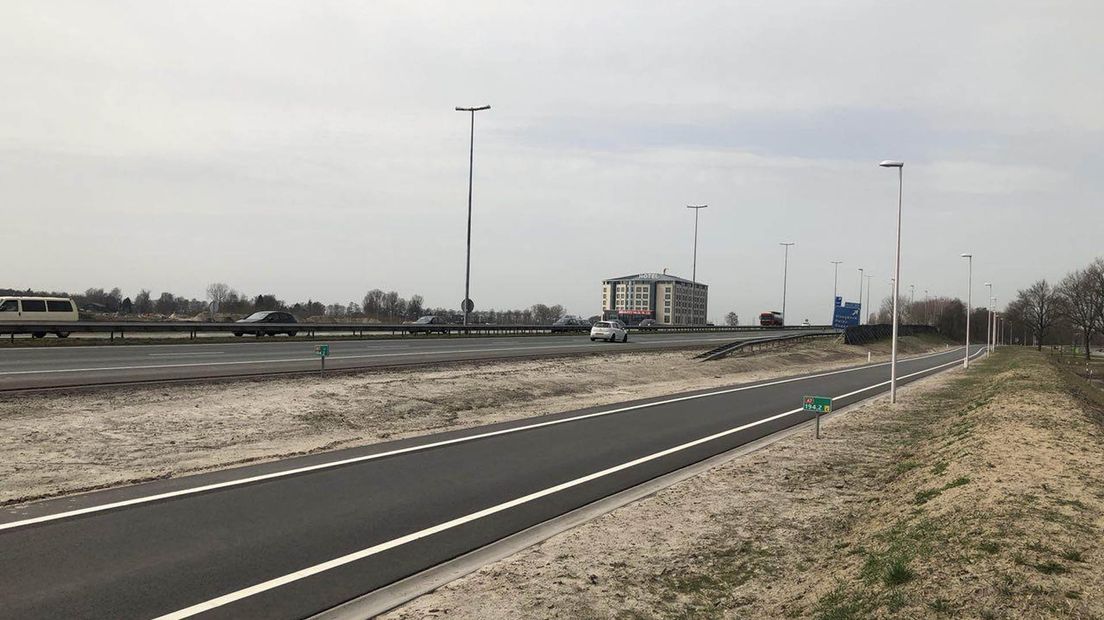 De A7 bij Hoogkerk