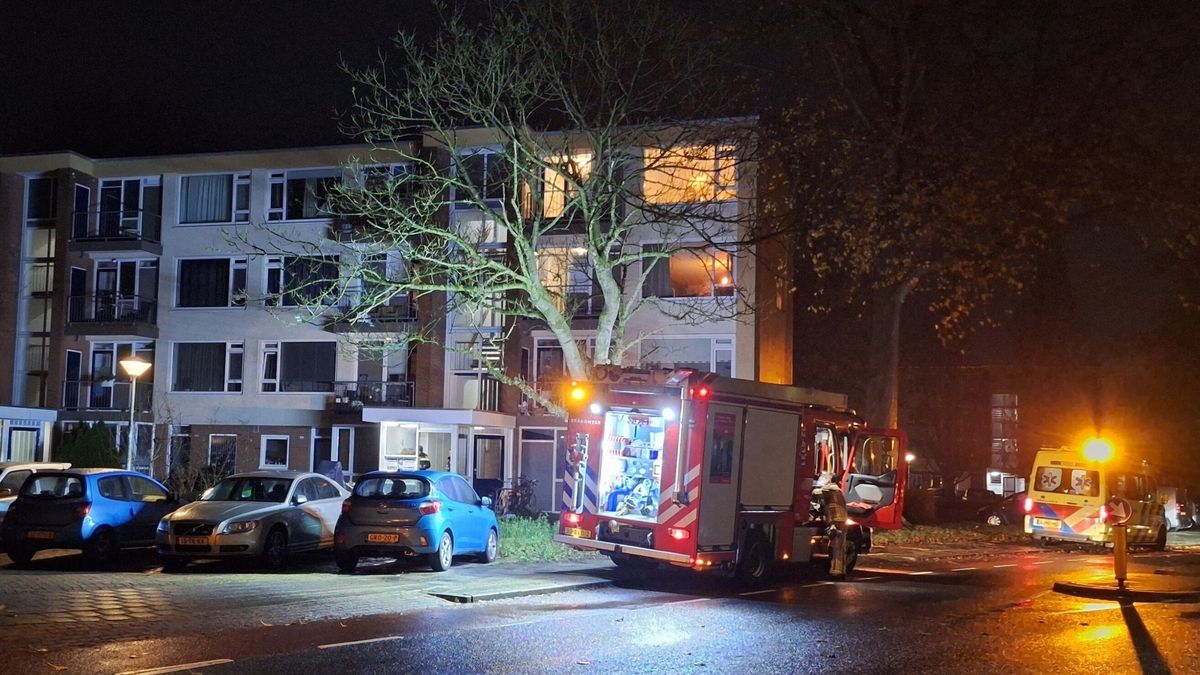 Brandmelding aan de Nijlânsdyk in Leeuwarden