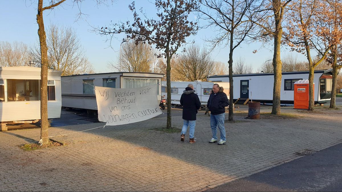 Woonwagenbewoners Zwolle mogen langer op demonstratieplek blijven