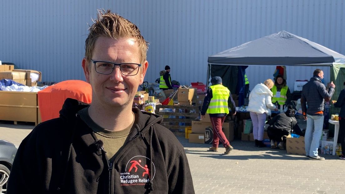 André helpt Oekraïense vluchtelingen naar Nederland