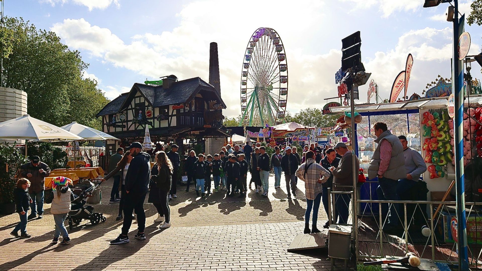 De Bocholtse kermis in de stad.