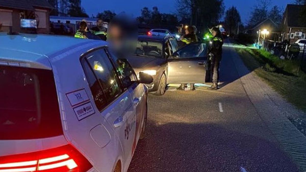 Auto vlucht na aanrijding Meterik: inzittenden aangehouden
