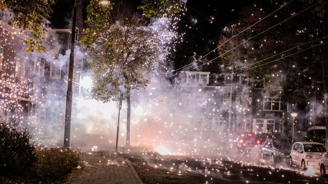 Vuurwerk eerder dit jaar op Geitenkamp.