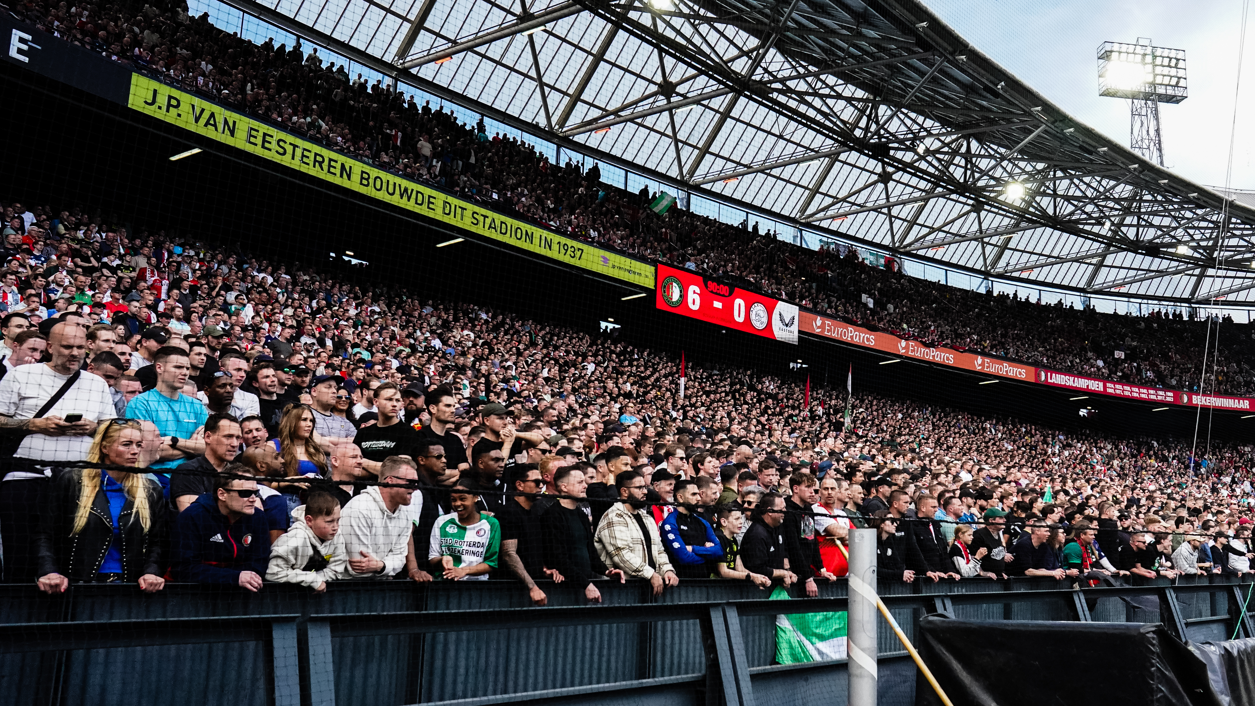 De Kuip tijdens Feyenoord-Ajax vorig seizoen (6-0)