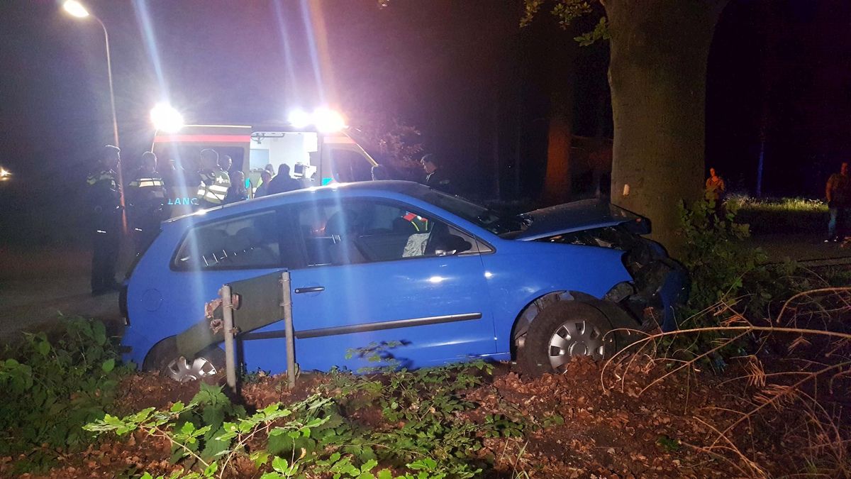 Passagier neemt de benen na botsing in Dalmsholte