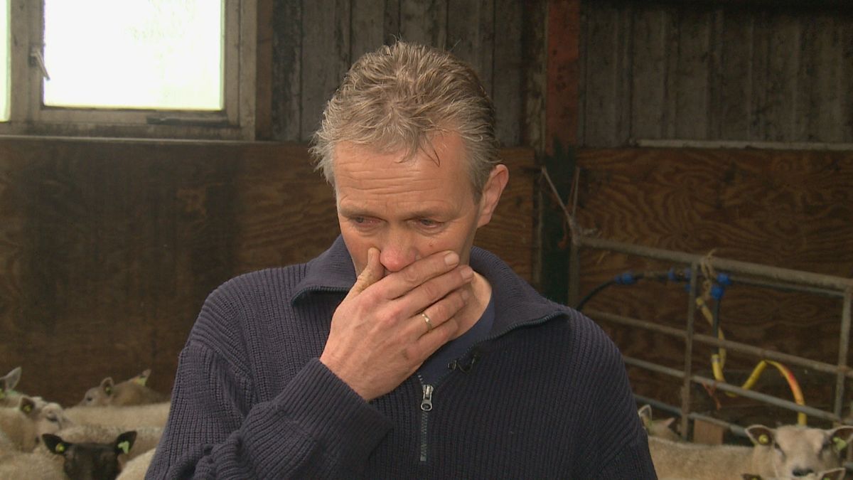 Boer in tranen tijdens gesprek met koning