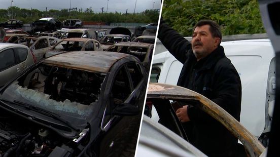 Eigenaar autosloperij schrikt wakker van knallen: twintig auto's verwoest