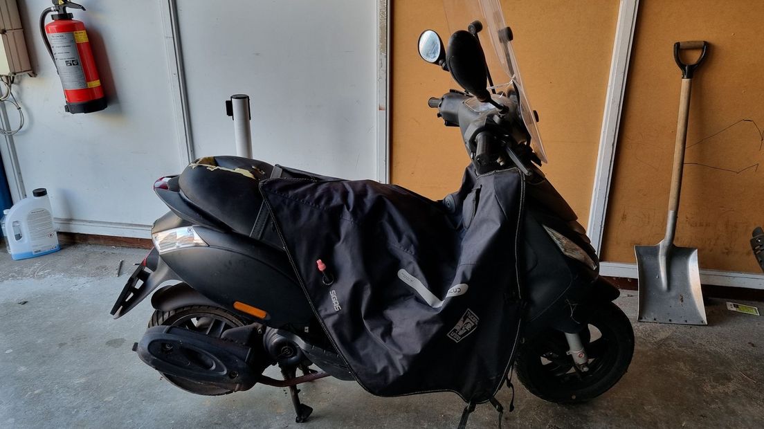 De gebruikte scooter