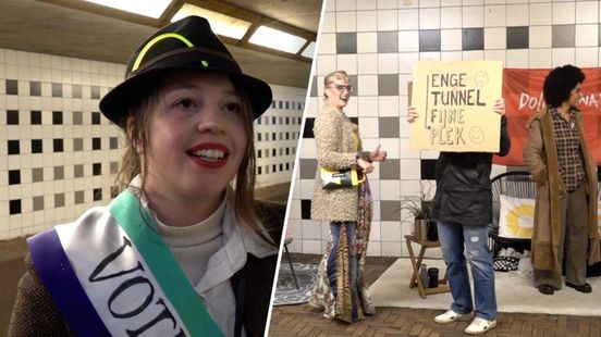 Dolle Mina’s toveren ‘enge’ tunnel om tot 'gezellige huiskamer'