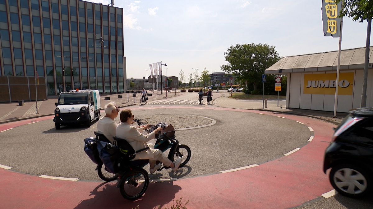 Op deze rotonde in Goes zijn bijna-botsingen een dagelijkse gebeurtenis: 'Ik laat mijn kinderen hier