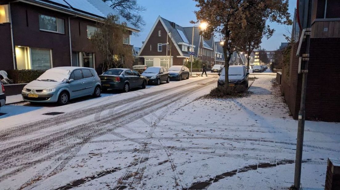 Zo zagen de straten in Nijmegen er in alle vroegte uit.