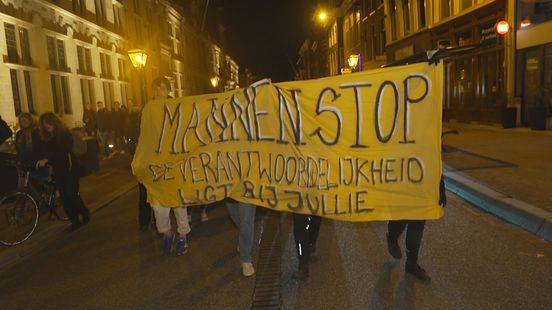 'We willen geen verkrachters hier', grote protestmars door Leiden