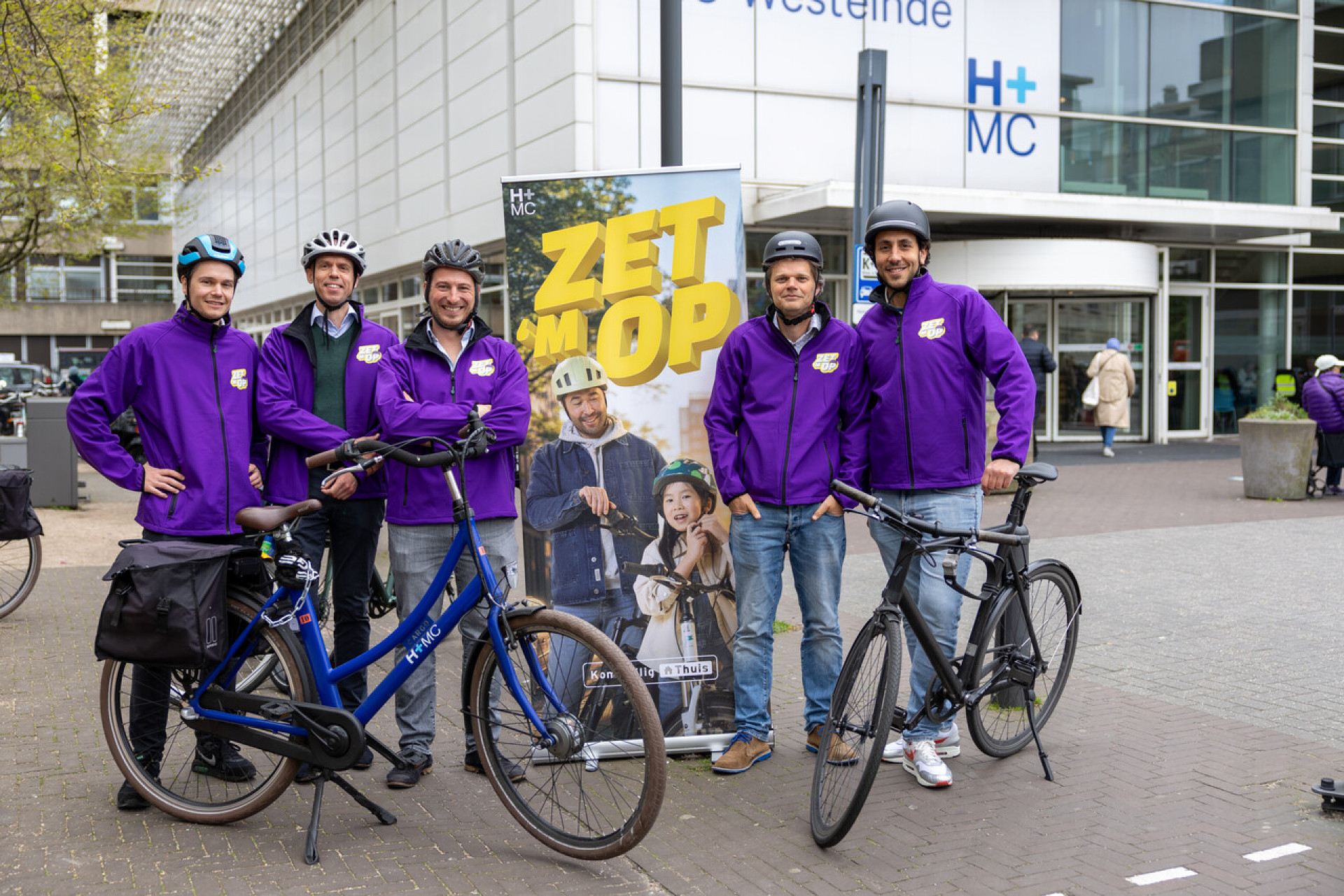 Fietshelmcampagne ZET M OP: Elk jaar weer hersenletsel door fietsongevallen.