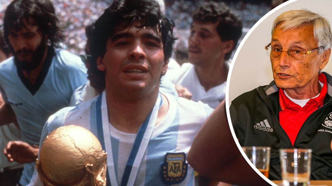 Meesterscout De Visser ontkent uitglijder met Maradona: 'Ik was hem desnoods op de motorfiets gaan halen'