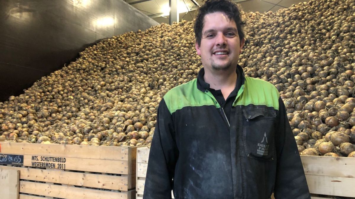 'Ik heb de uien nog nooit zo dik gehad'