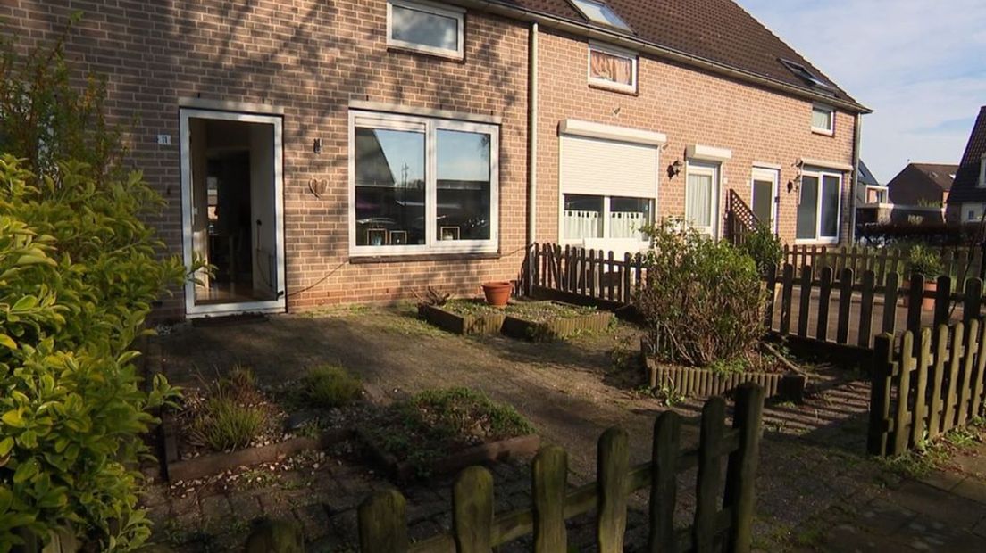 De tuin van Peggy, zoals het eruit zag.