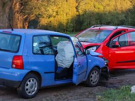Frontale botsing tussen twee auto's in Dalerpeel