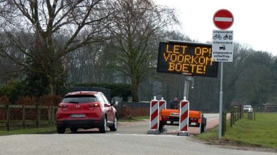 Tientallen boetes voor negeren eenrichtingsweg