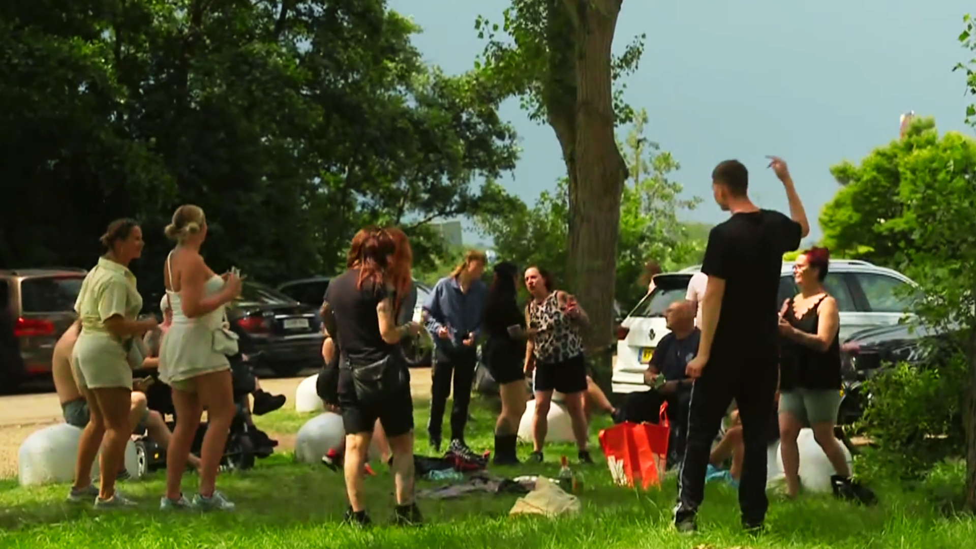 Bezoekers Parkzicht Outdoor balen, maar maken van de nood een deugd.
