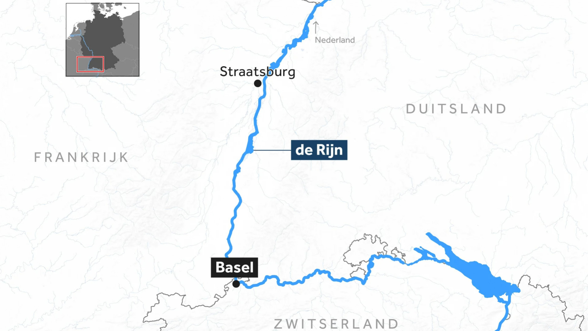 Het eerste van de Rijn