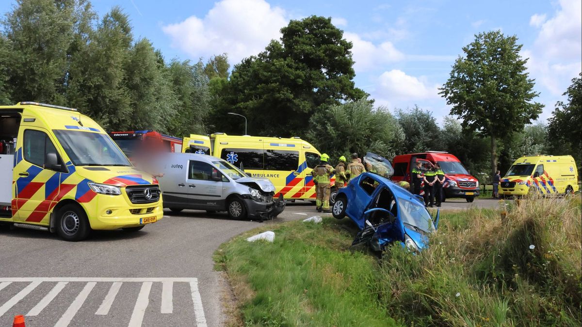 Meerdere gewonden bij ongeval in Ederveen
