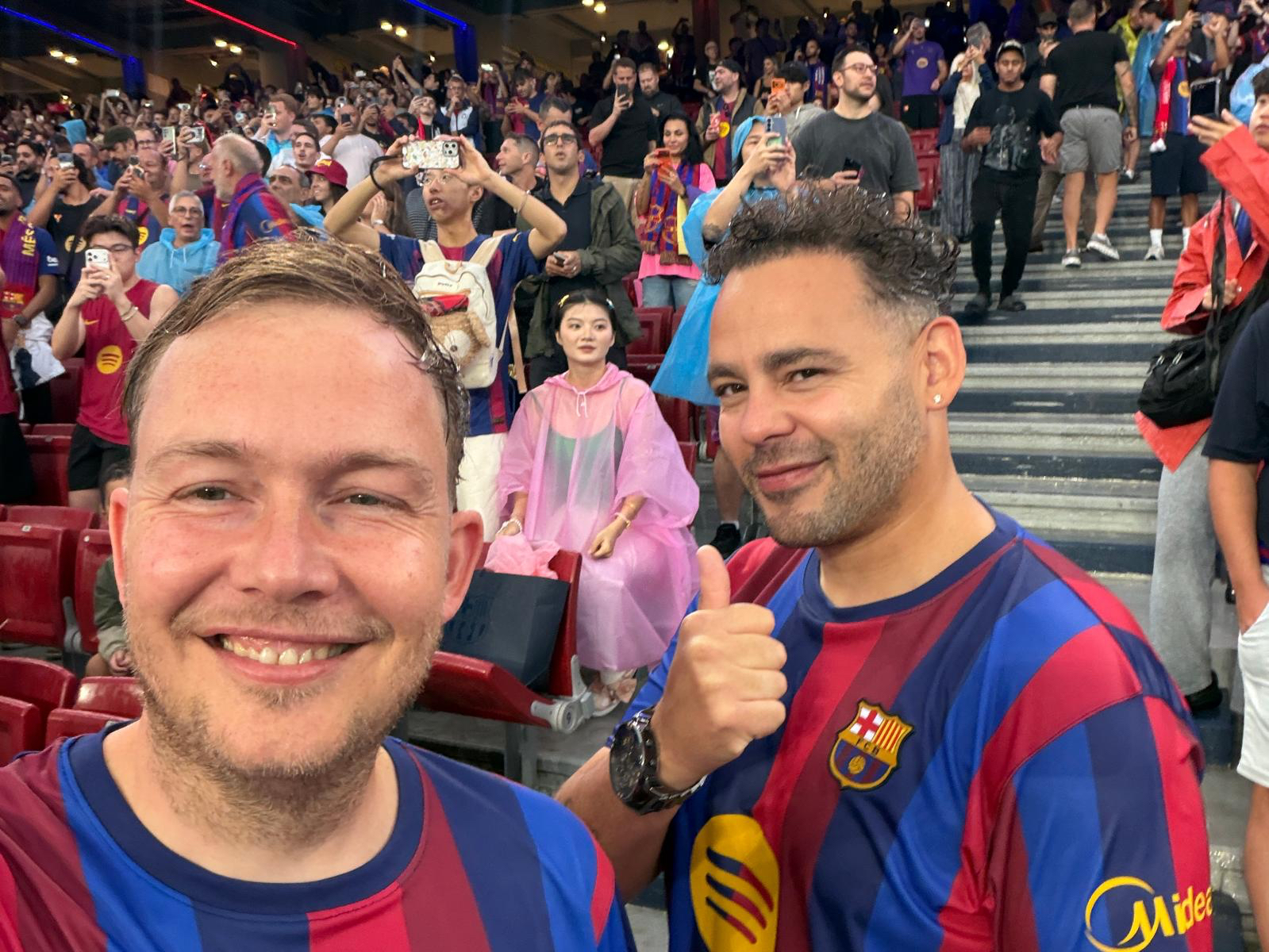 Joël en Erwin alsnog in Camp Nou
