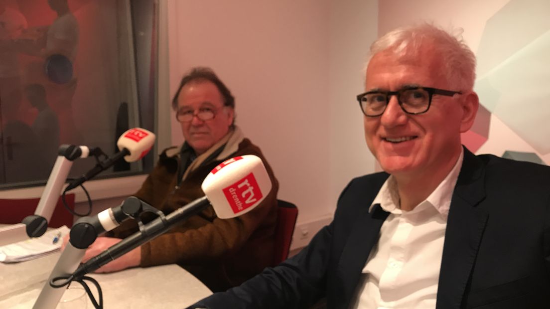 Henk Ziengs (r) en Ruud Wiersema bij Cassata (Rechten: Margriet Benak/RTV Drenthe)