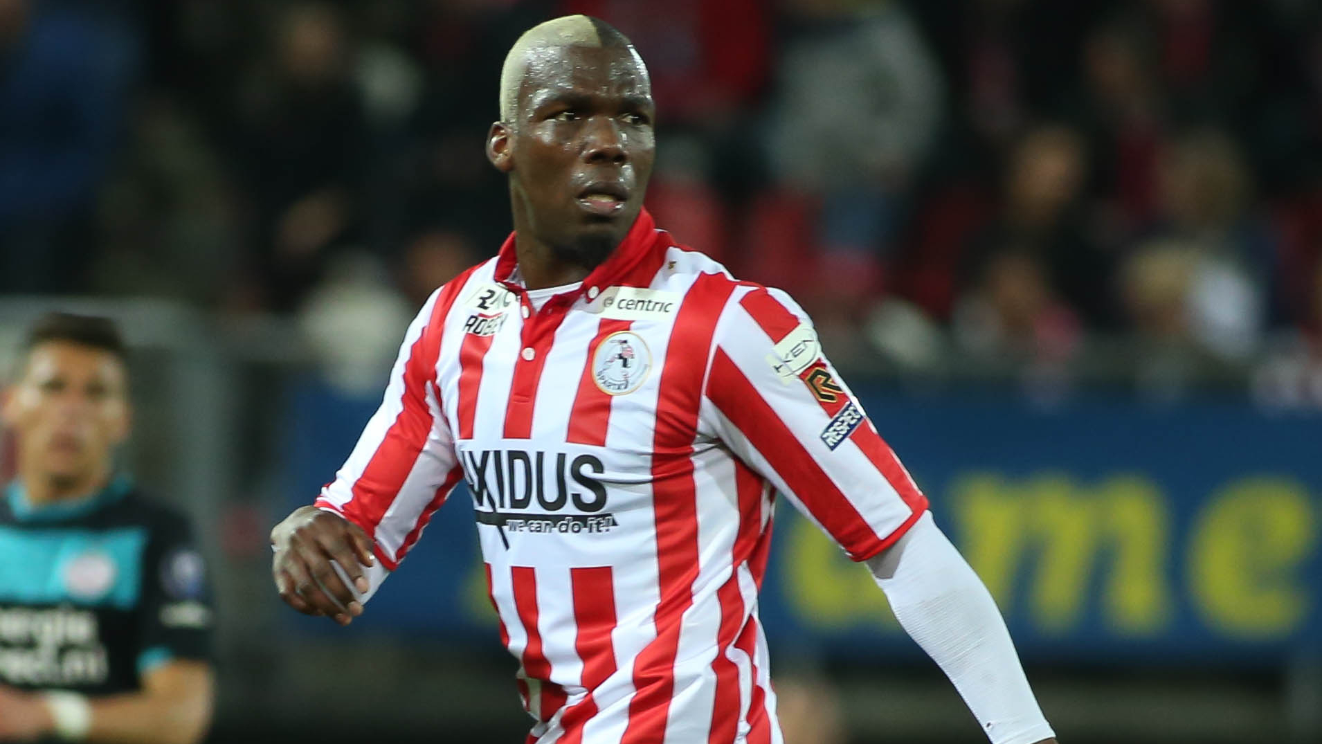 Mathias Pogba in het shirt van Sparta