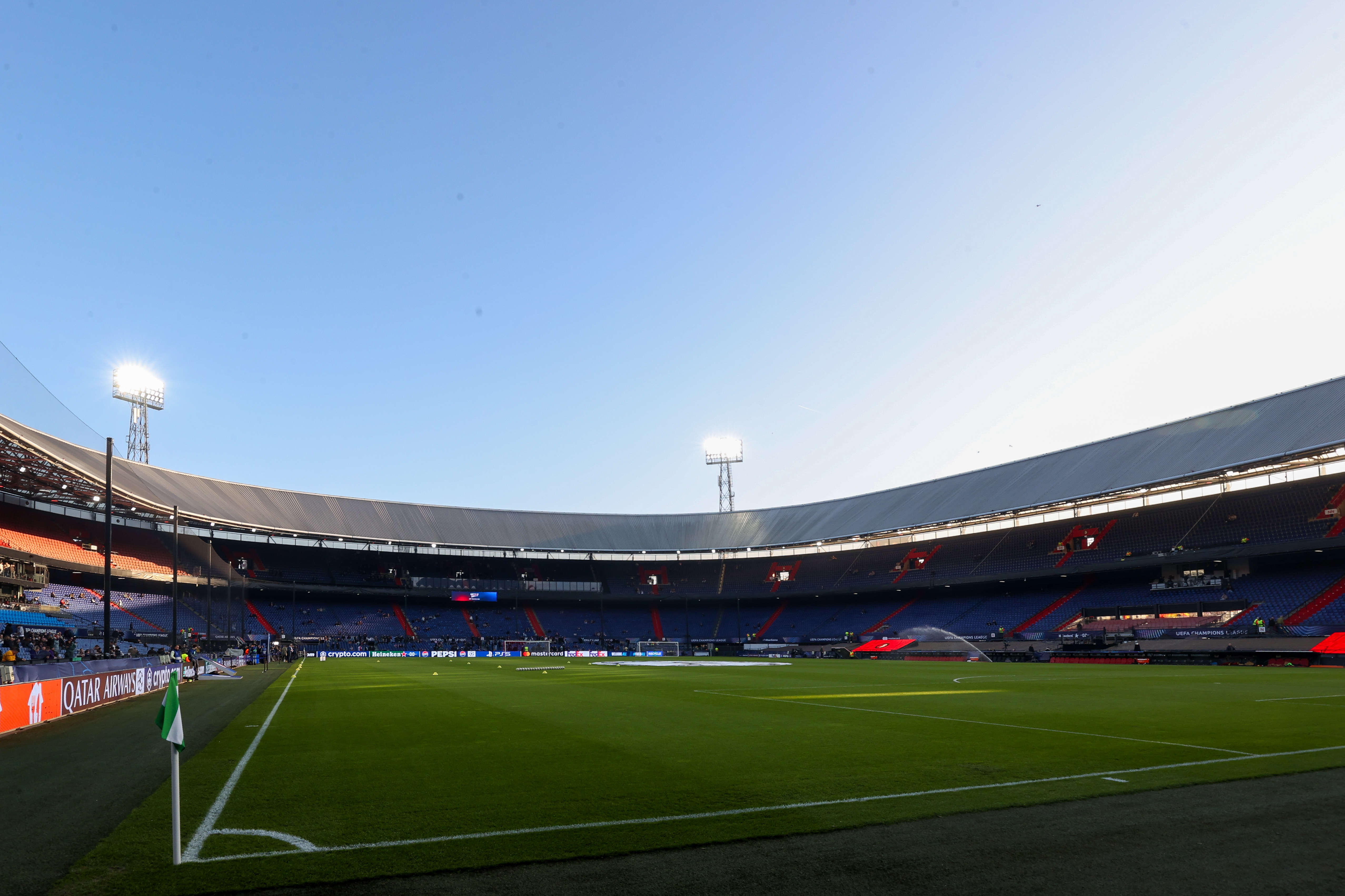 De Kuip voorafgaand aan het Champions League-duel tegen Inter