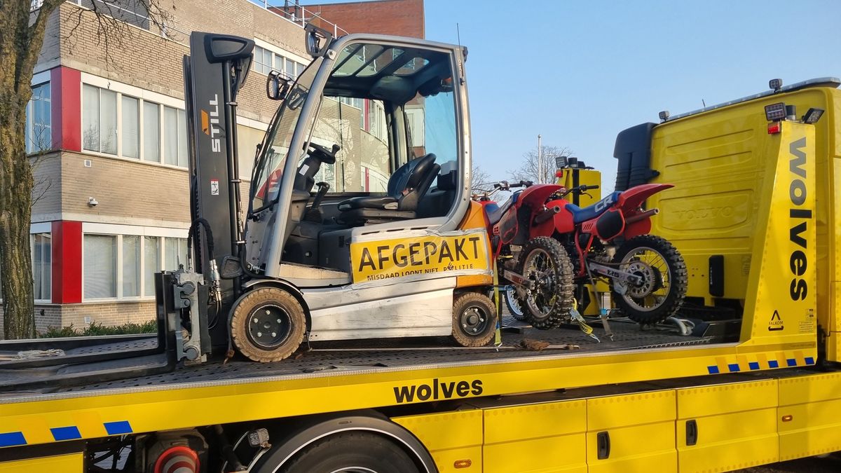 Politie pakt vijf verdachten op voor diefstal en heling van gereedschap
