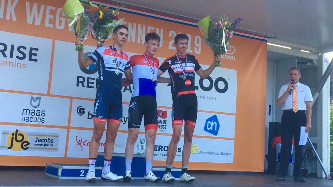 Axel van der Tuuk is Nederlands kampioen wielrennen (Rechten: De Jonge Renner)