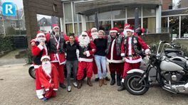 Kerstmannen op dikke motoren bezoeken Velp