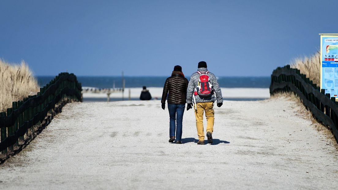 Toeristen op Schiermonnikoog