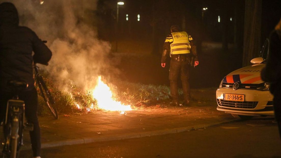 Agenten moesten zelf het brandje uitstampen.