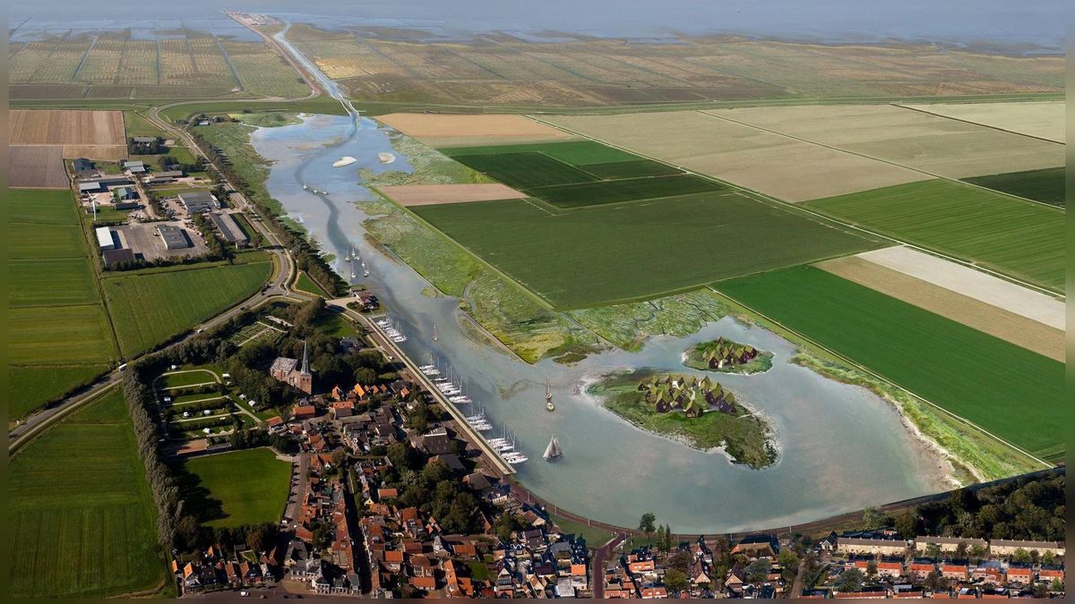 Ambitieuze plannen Holwerd aan Zee moeten bijgesteld worden
