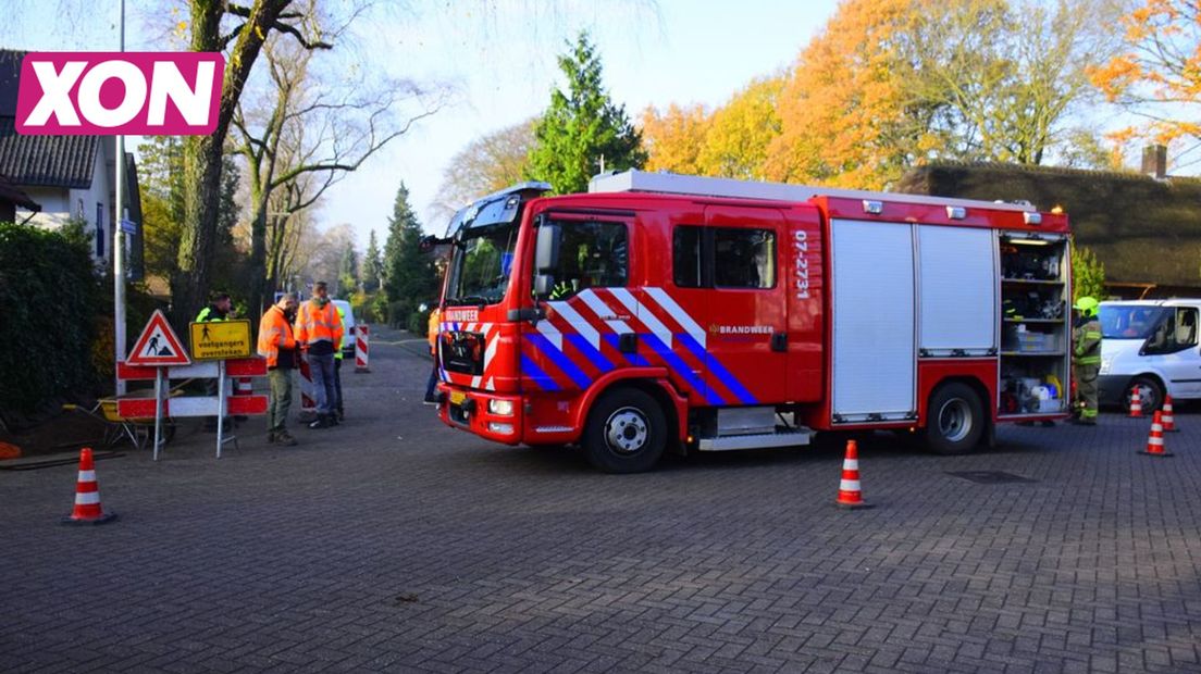 Gaslekkage in de Burgemeester Prinslaan Ede