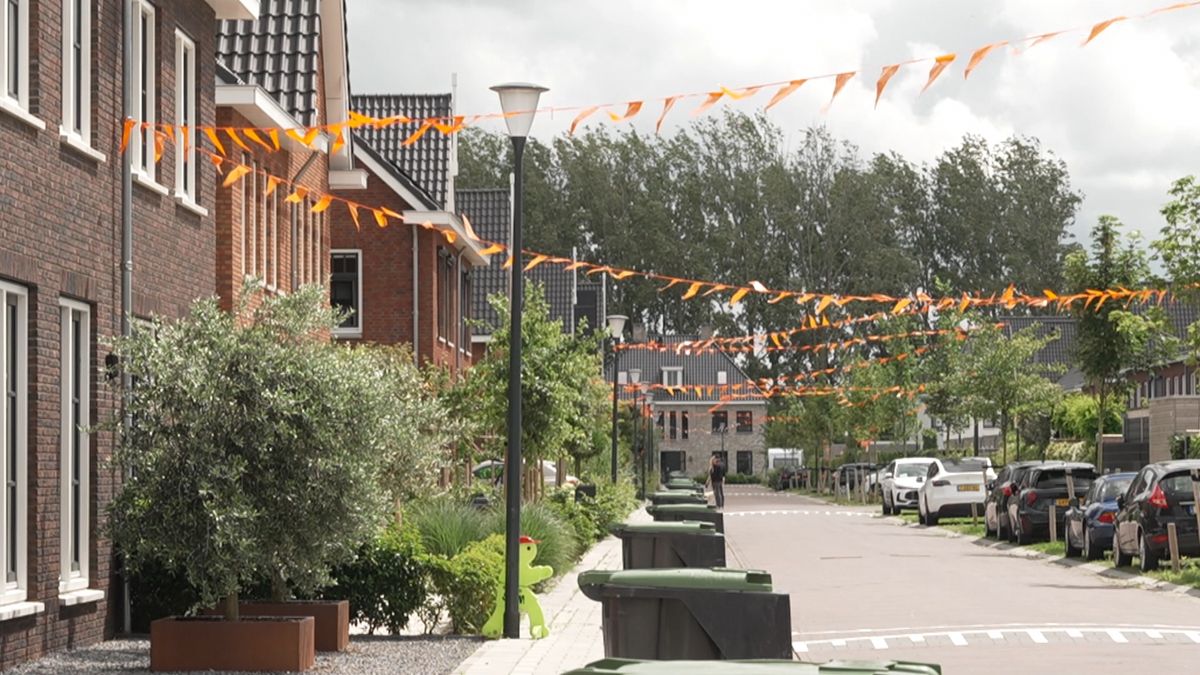 Oranje vlaggetjes zorgen voor volle containers in Numansdorp