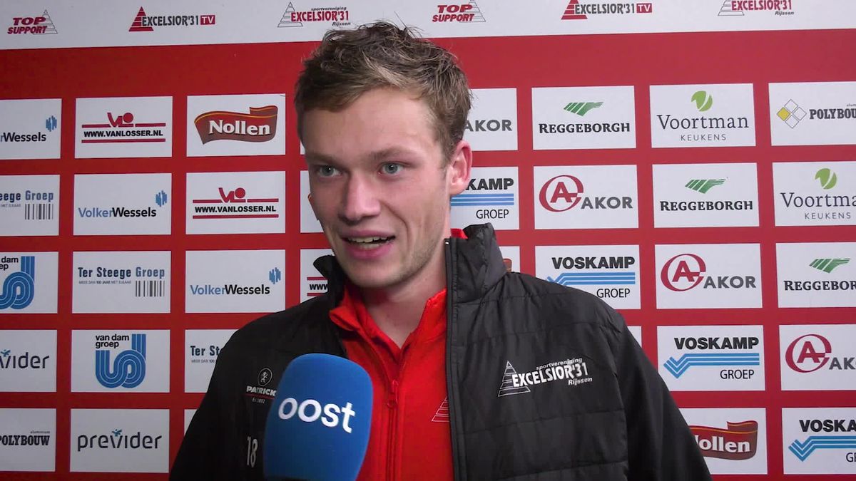 Jesse Keur na de nederlaag van Excelsior'31 tegen SC Genemuiden