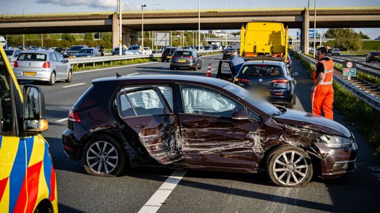 Veel schade na ongeval op A12 Home
