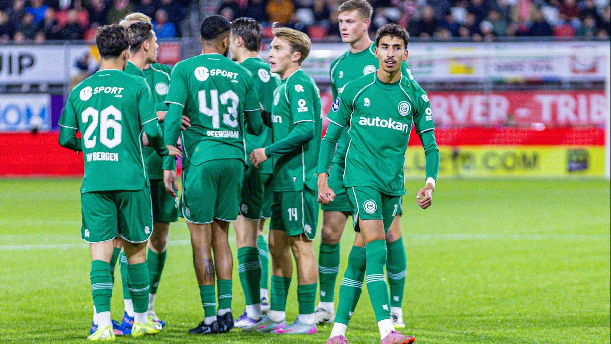 FC Groningen al na twee minuten op achterstand tegen Sparta (1-0)