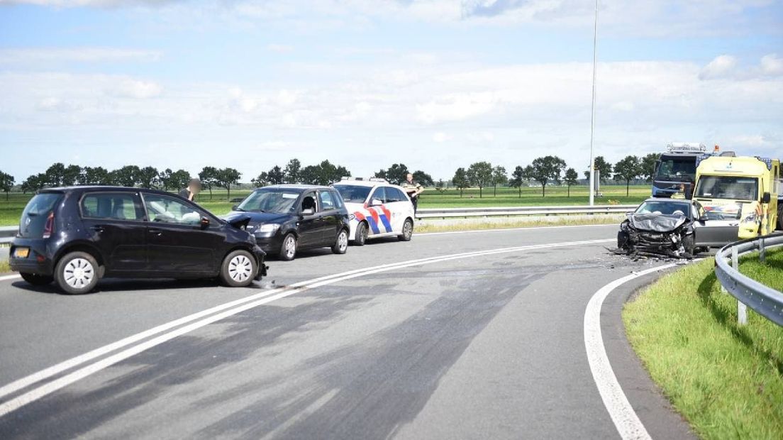 Het slachtoffer werd na het ongeval gewond naar het ziekenhuis gebracht