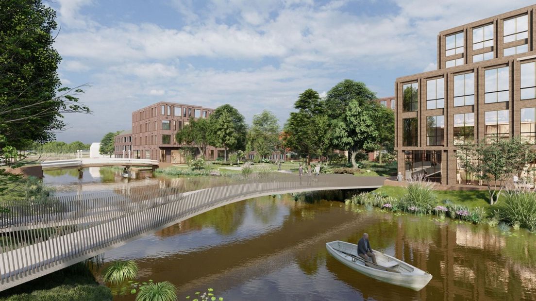 Artist impression Humanties Campus, Lipsius maakt plaats voor groen