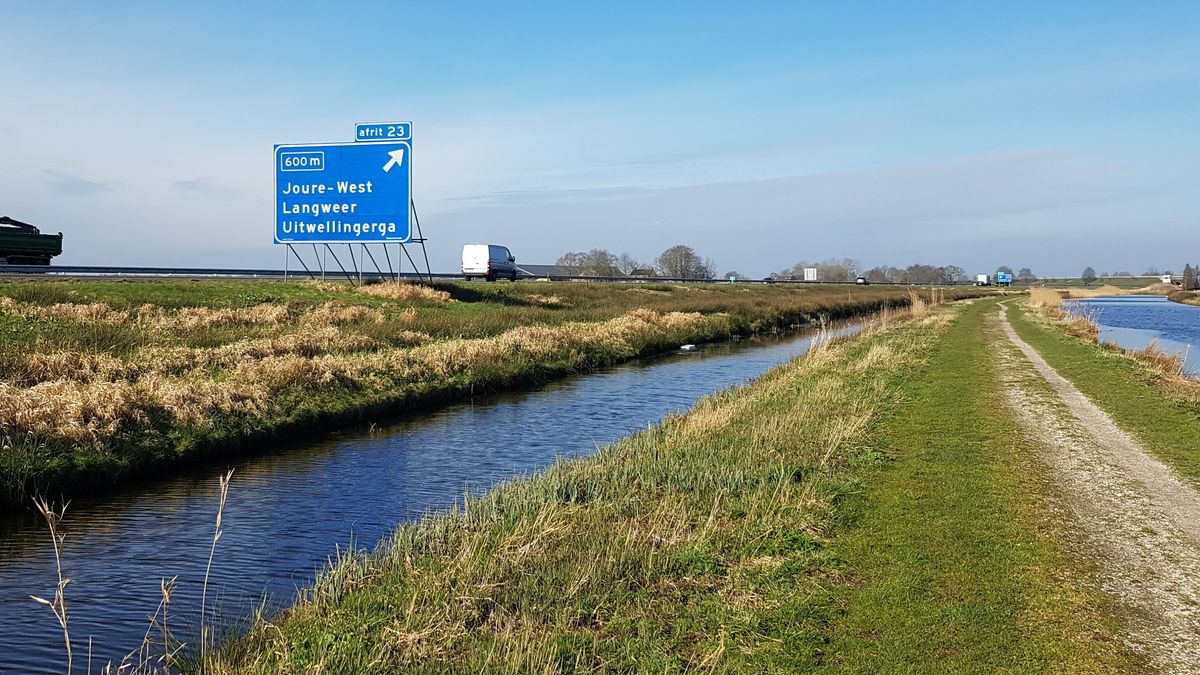 A7 dicht voor onderhoudswerk tussen Sneek en Joure
