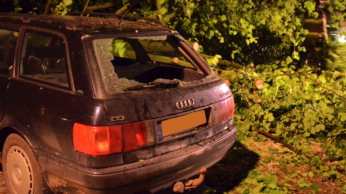 Stormschade in Deventer