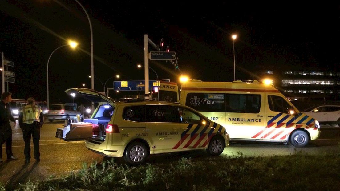 Kop-staartbotsing in Zwolle