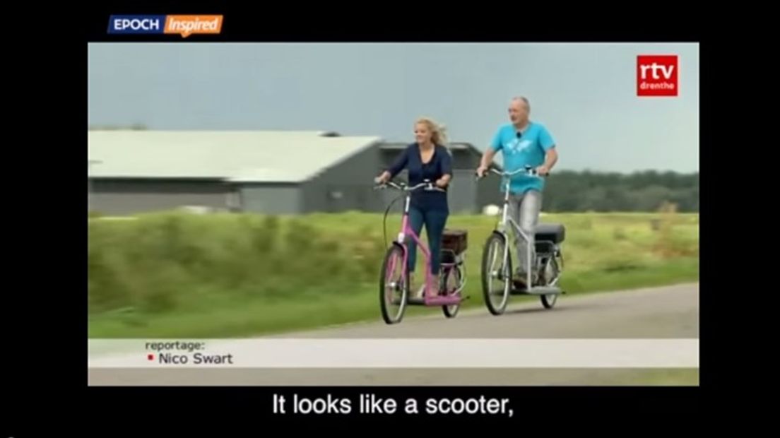 De loopfiets is een wereldwijd succes (archieffoto RTV Drenthe)