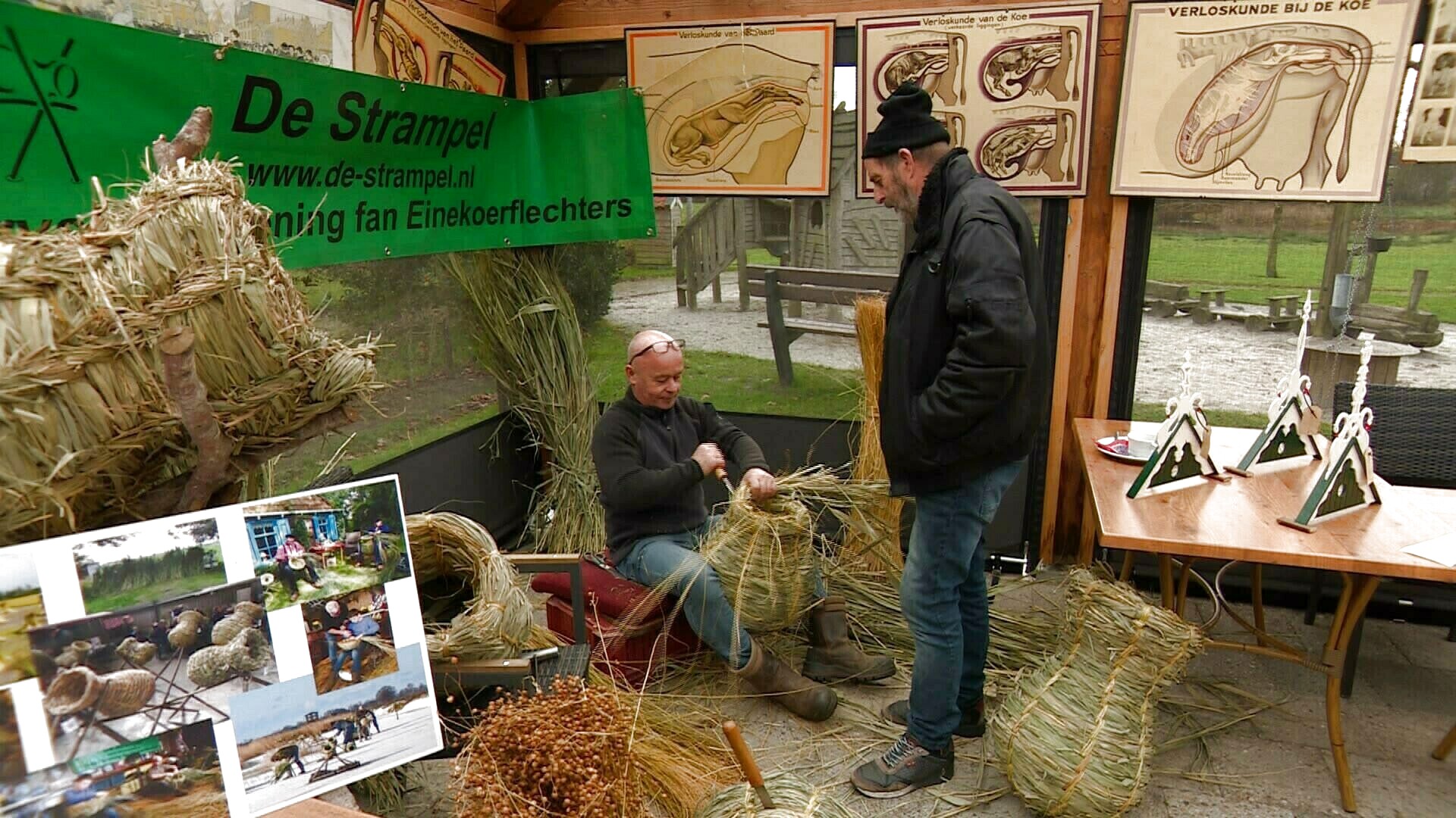 In demonstraasje koerflechtsjen op de jubileumdei fan de Afron