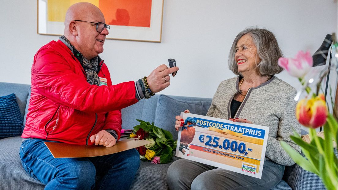 Ineke won ook nog een nieuwe auto